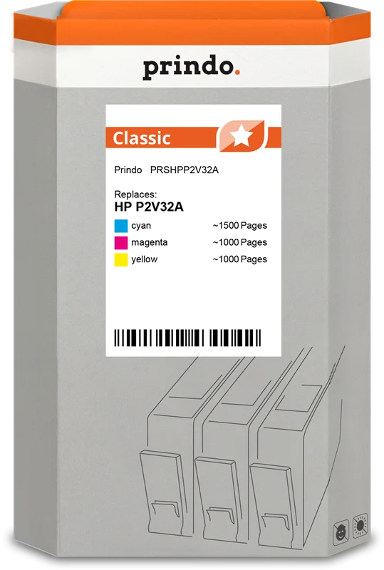Prindo Classic Multipack kompatibel mit HP 711 Multipack Cyan Magenta Gelb