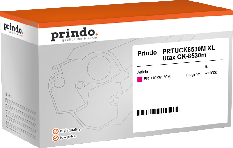 Prindo Classic Toner kompatibel mit Utax CK-8530m Magenta