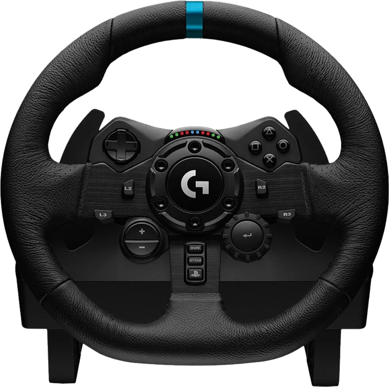 Logitech G923 TRUEFORCE Lenkrad mit Pedalen für PlayStation & PC Schwarz