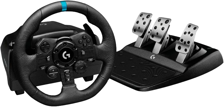 Logitech G923 TRUEFORCE Lenkrad mit Pedalen für PlayStation & PC Schwarz