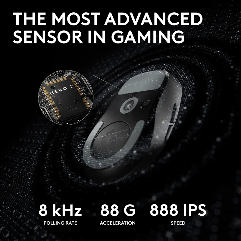 Logitech G PRO X SUPERLIGHT 2 Gaming-Maus Schwarz