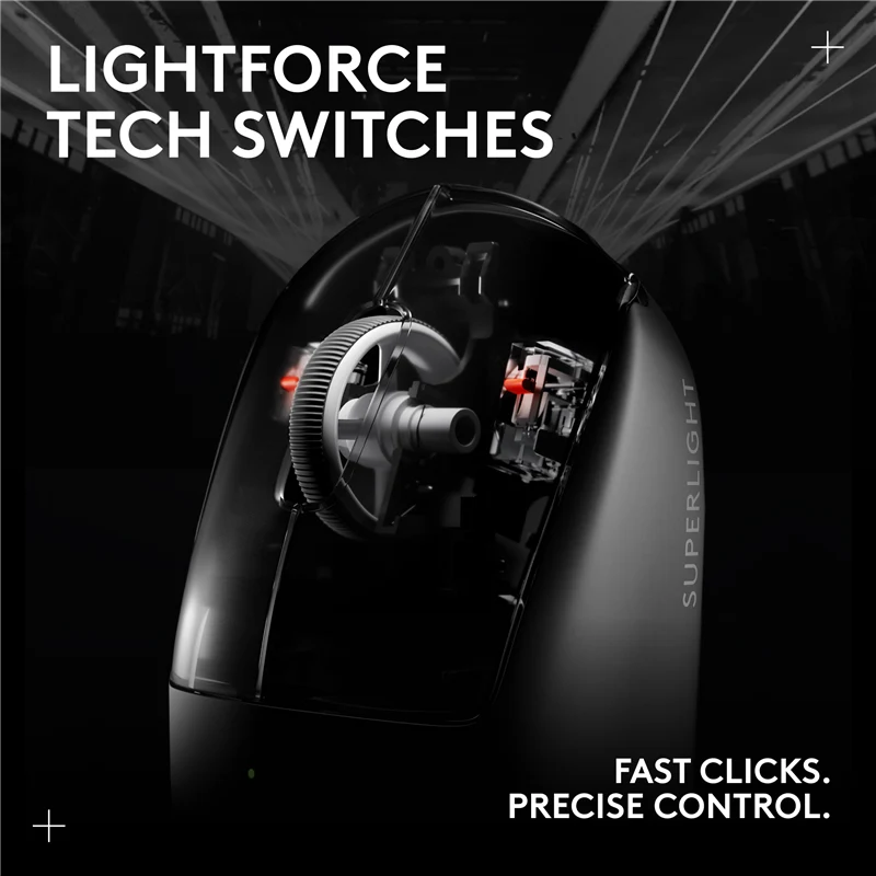 Logitech G PRO X SUPERLIGHT 2 Gaming-Maus Schwarz