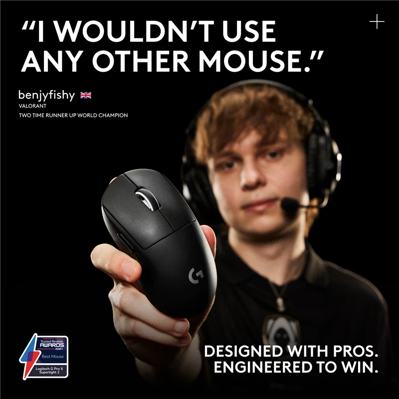 Logitech G PRO X SUPERLIGHT 2 Gaming-Maus Schwarz