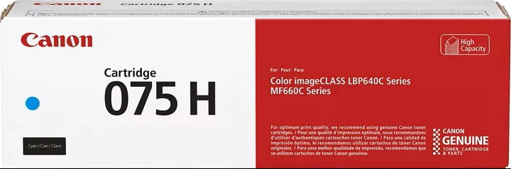 Canon 075 hc Cyan Toner