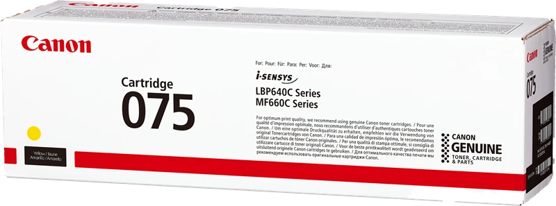 Canon 075 y Gelb Toner