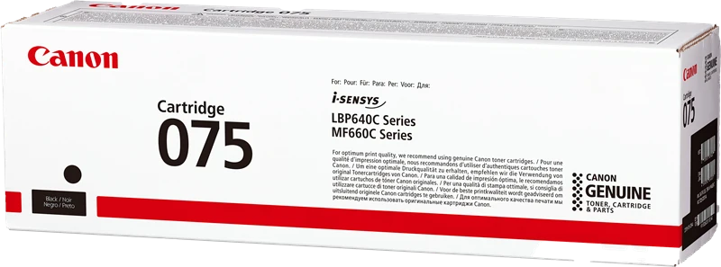 Canon 075 bk Schwarz Toner
