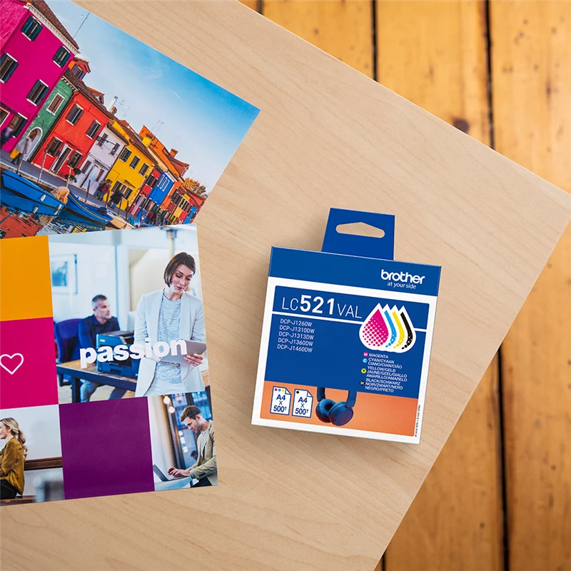 Brother LC521VAL Multipack Schwarz/Cyan/Magenta/Gelb