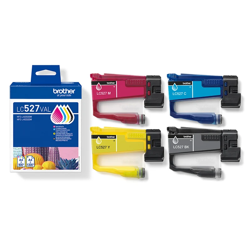 Brother LC527VAL Multipack Schwarz/Cyan/Magenta/Gelb