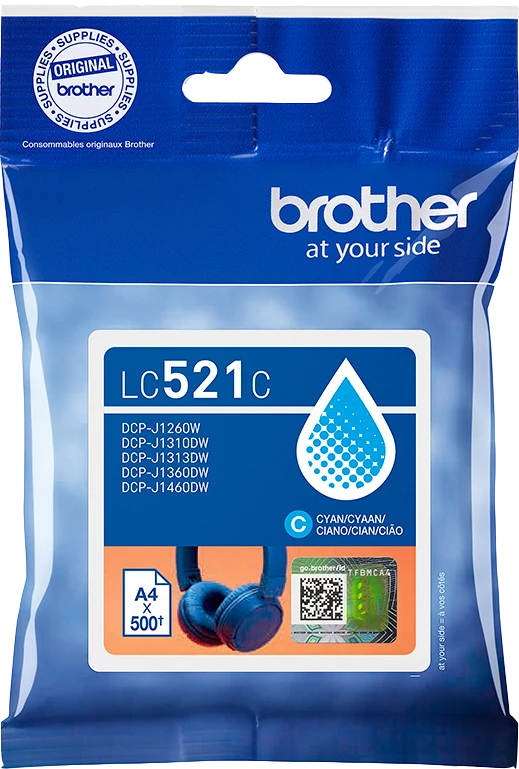 Brother LC521C Cyan Druckerpatrone
