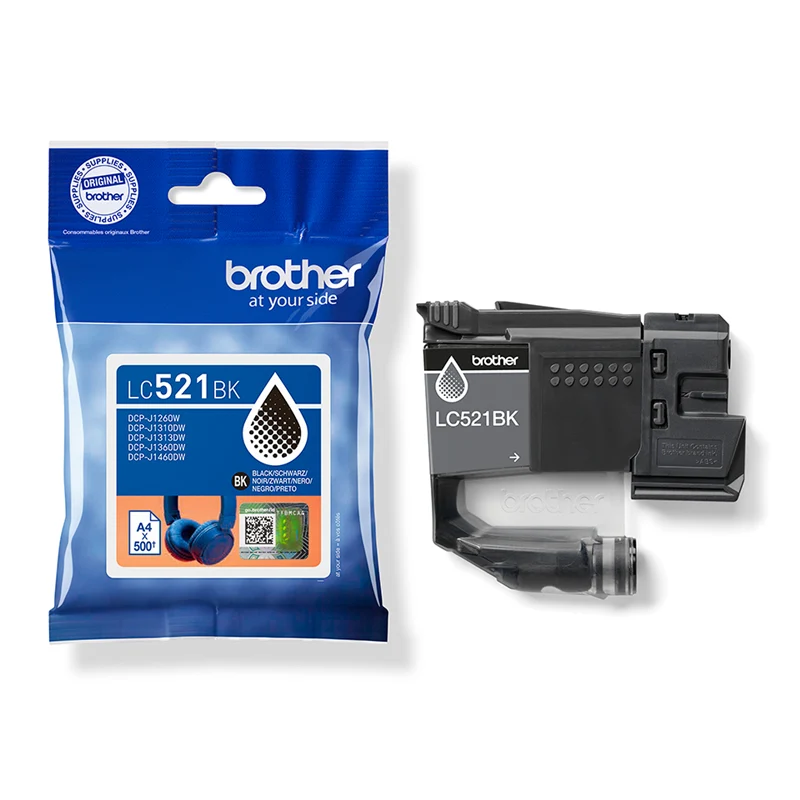 Brother LC521BK Schwarz Druckerpatrone
