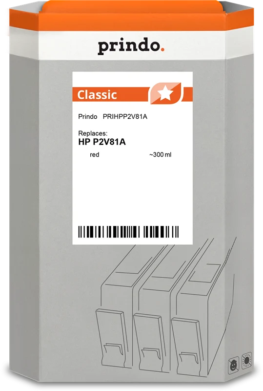 Prindo Classic Druckerpatrone kompatibel mit HP 746 Rot