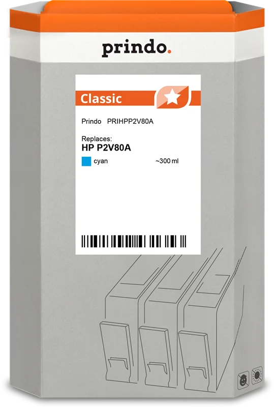 Prindo Classic Druckerpatrone kompatibel mit HP 746 Cyan