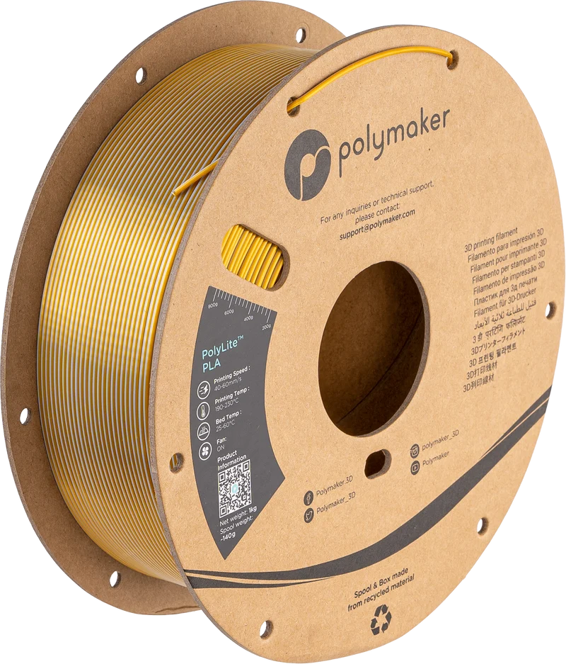 Polymaker PolyLite Silk PLA Dual Color