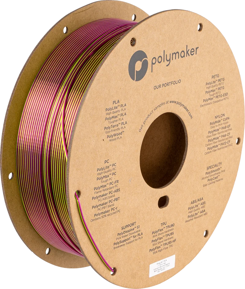 Polymaker PolyLite Silk PLA Dual Color