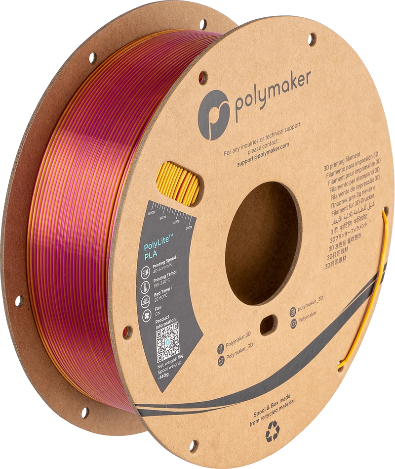 Polymaker PolyLite Silk PLA Dual Color