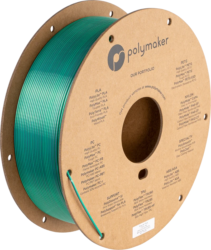 Polymaker PolyLite Silk PLA Dual Color