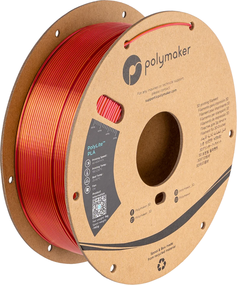 Polymaker PolyLite Silk PLA Dual Color