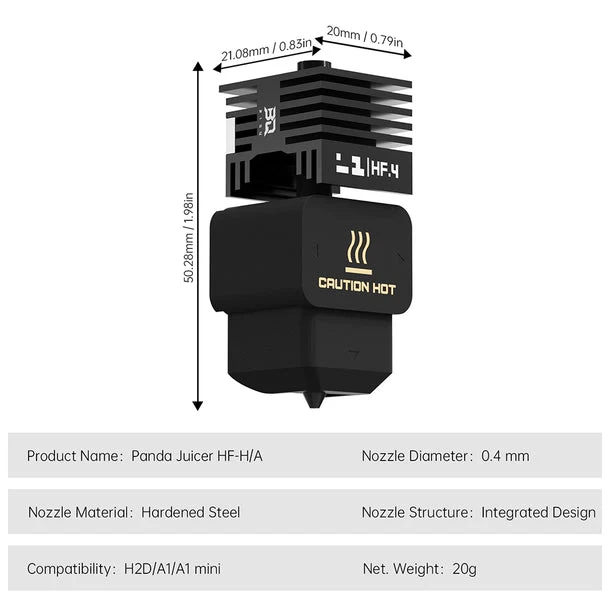 BIQU Panda Juicer Hotend HF-H/A