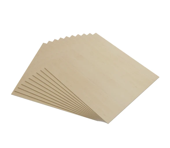 AlgoLaser Basswood Sperrholz 100 x 100 x 3 mm