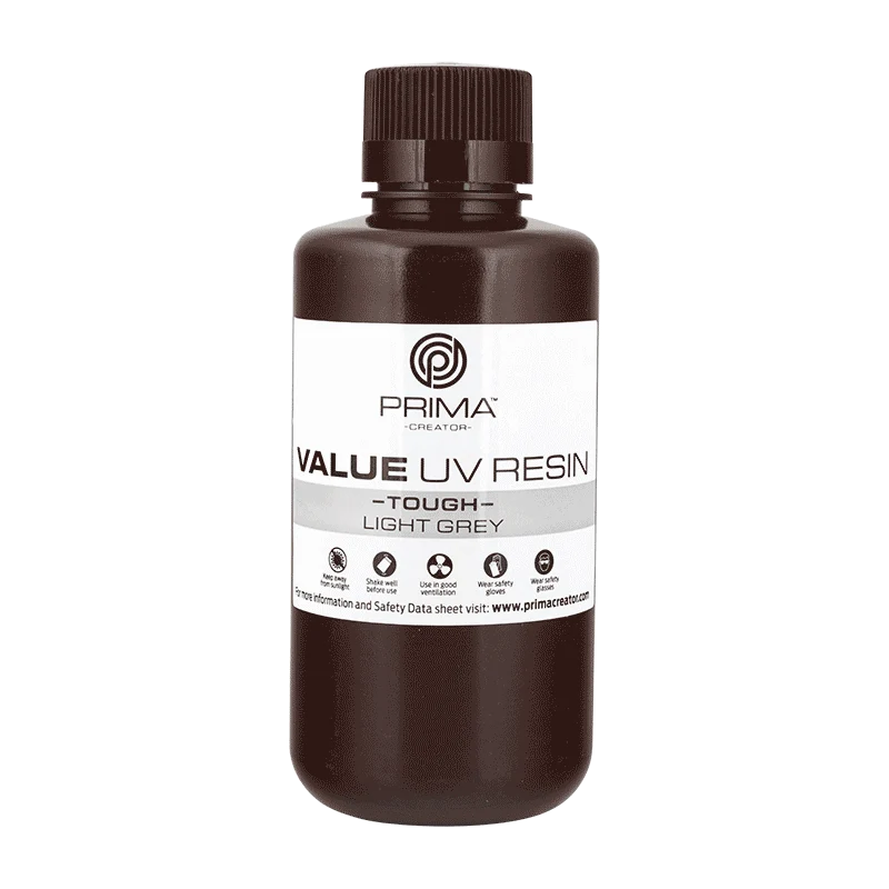 PrimaCreator Value Tough UV Resin (ABS Like) 500 g Hellgrau