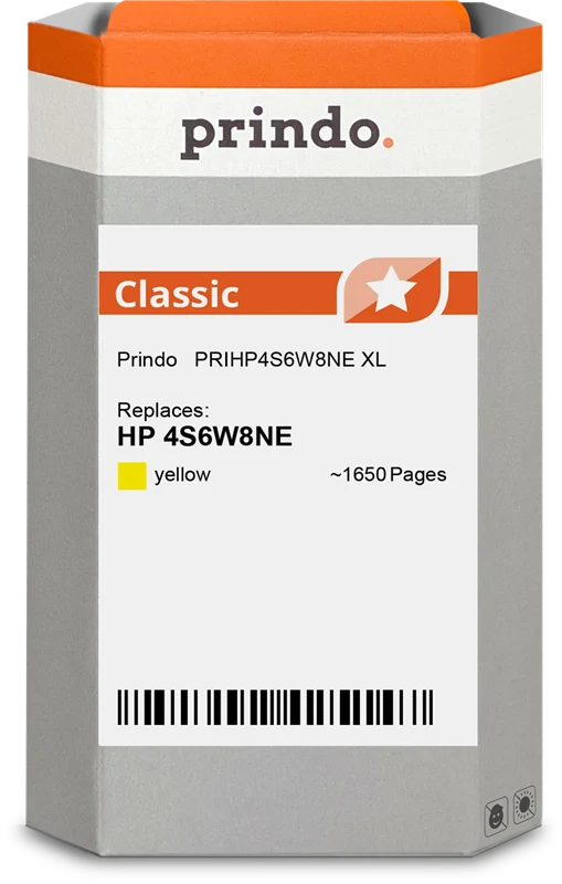 Prindo Classic XL Druckerpatrone kompatibel mit HP 937e Gelb