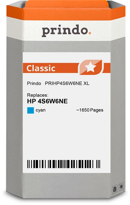 Prindo Classic XL Druckerpatrone kompatibel mit HP 937e Cyan