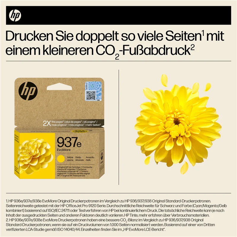 HP 937e Gelb Druckerpatrone 4S6W8NE