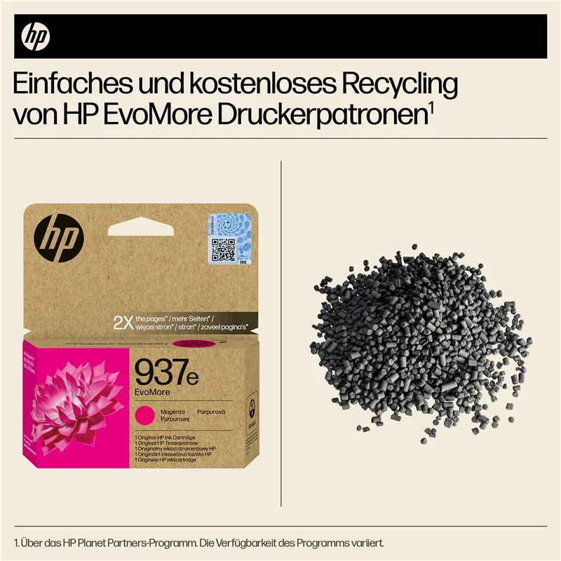 HP 937e Magenta Druckerpatrone 4S6W7NE