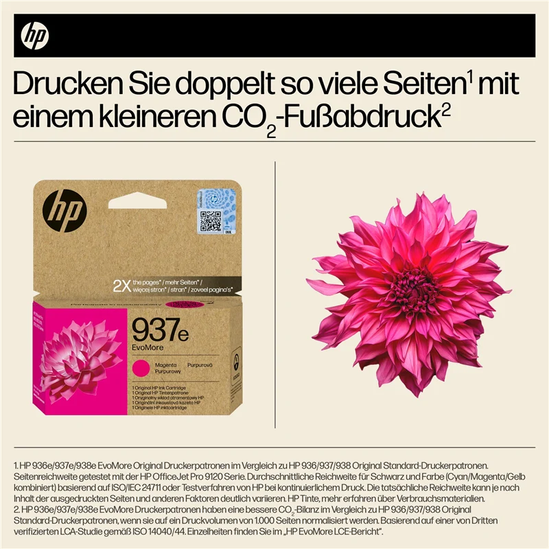 HP 937e Magenta Druckerpatrone 4S6W7NE