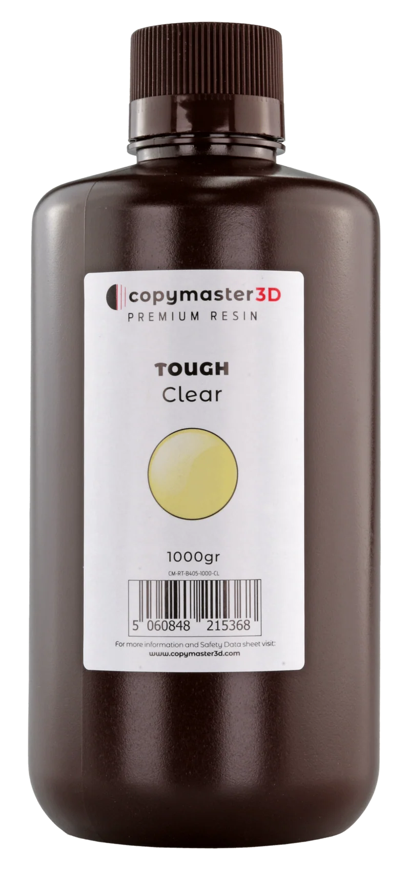 Copymaster3D Tough UV ABS Like Resin 1 kg Transparent