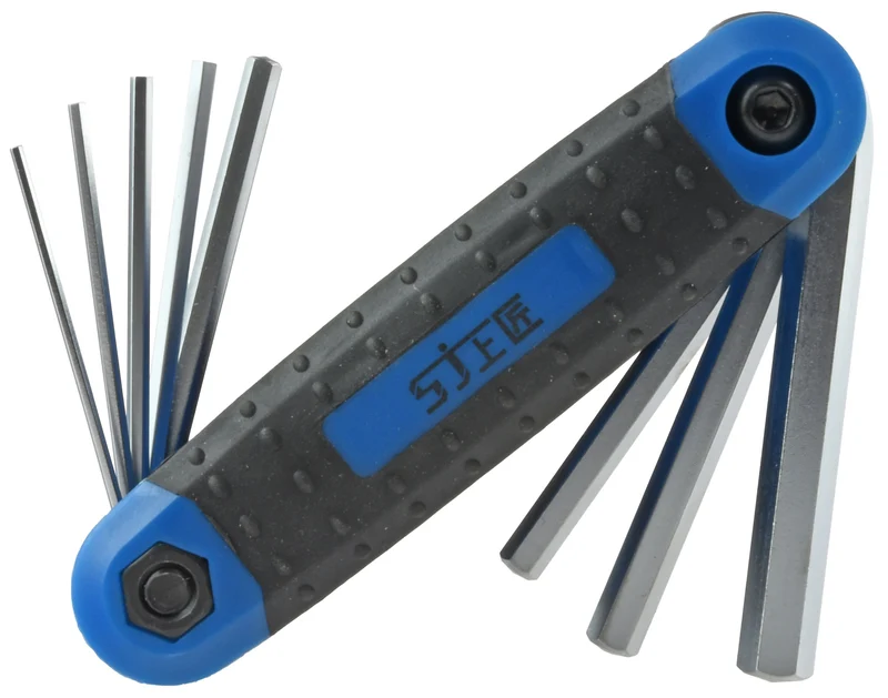 Klappbares Innensechskantschlüssel-Set 9-teilig (SAE)