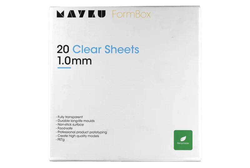 Mayku FormBox Transparente Platten 1,0mm (20 Stück)