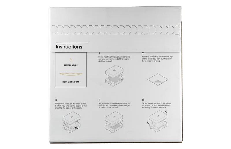 Mayku FormBox Transparente Platten 1,0mm (20 Stück)