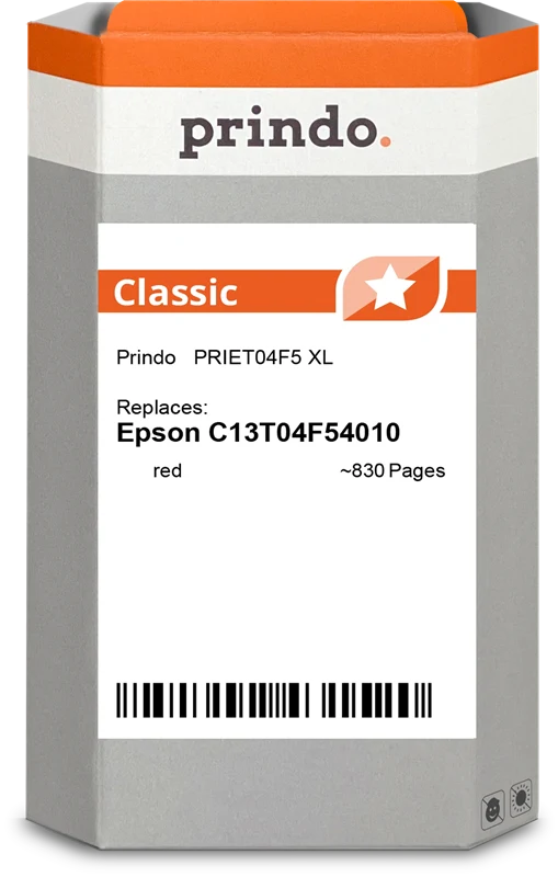 Prindo Classic XL Druckerpatrone kompatibel mit Epson 478XL Rot