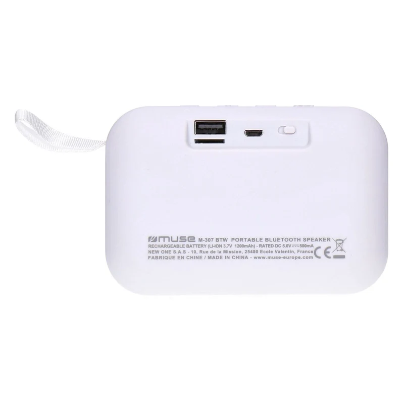 Muse M-307 BT Bluetooth Lautsprecher weiß