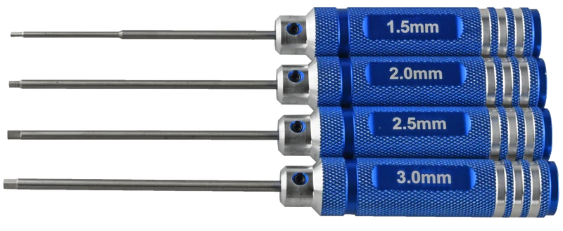 Innensechskant-Schraubendreher-Set, 4 Größen