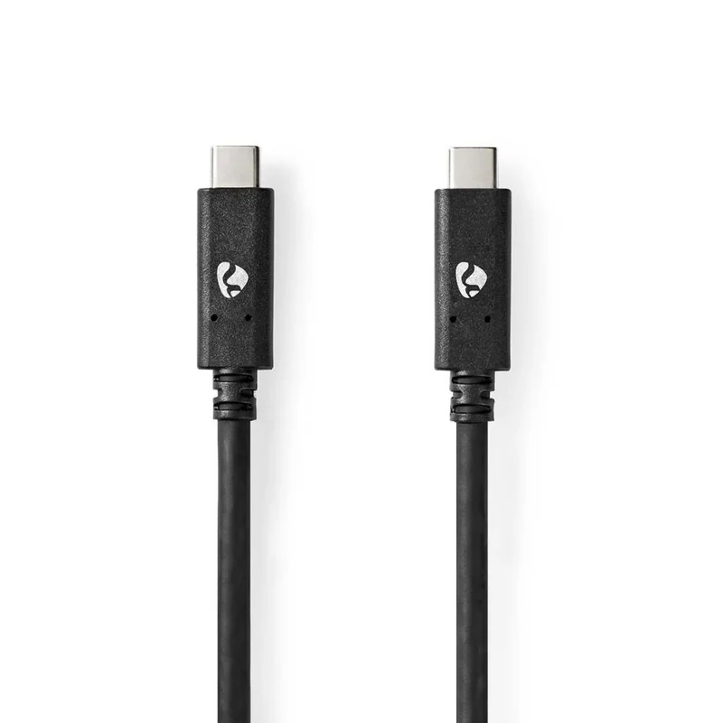 Nedis USB-C 3.2 Kabel 100W 1.0m schwarz