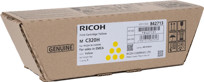 Ricoh M C320H Gelb Toner