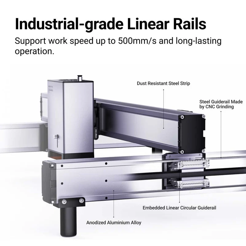 Snapmaker Ray 40W Lasergravierer und -schneider mit Gehäuse