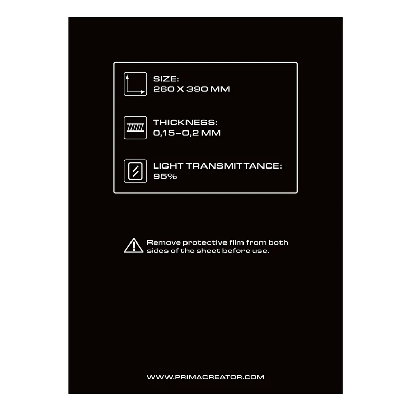 PrimaCreator nFEP Folie 260 x 390 mm