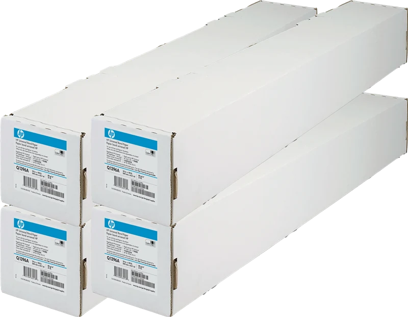 HP 4x Universal Bond Paper 610mm x 45,7m Weiss