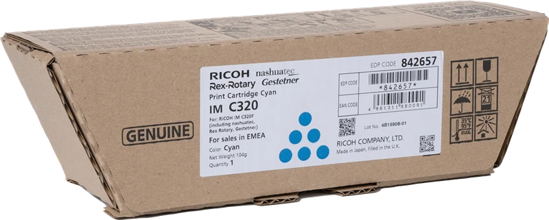 Ricoh IM C320 Cyan Toner
