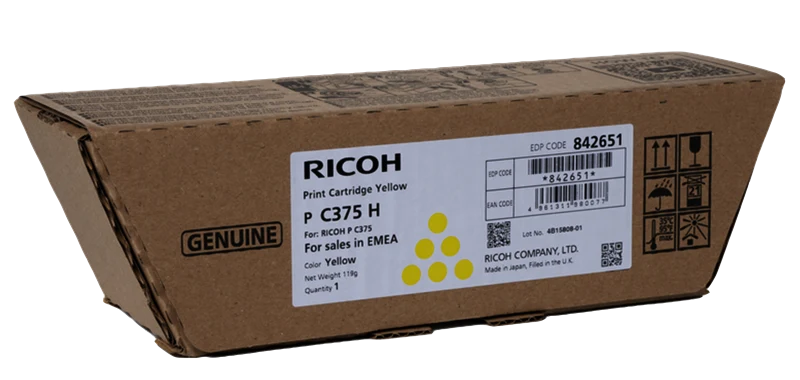 Ricoh P C375H Gelb Toner