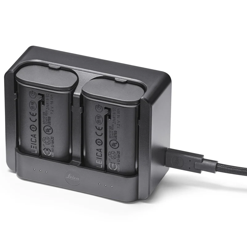 Leica 16059 USB-C Doppelladegerät BP-SCL6