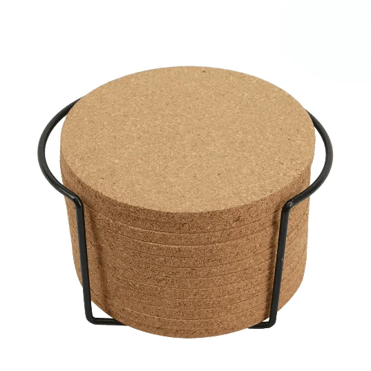AlgoLaser Round Cork Coaster (12 Stück)