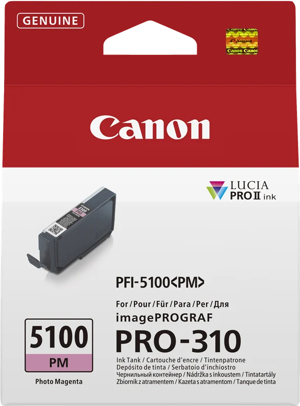 Canon PFI-5100pm Photo Magenta Druckerpatrone 6957C001