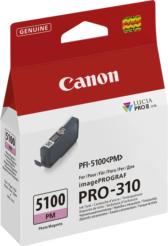 Canon PFI-5100pm Photo Magenta Druckerpatrone 6957C001