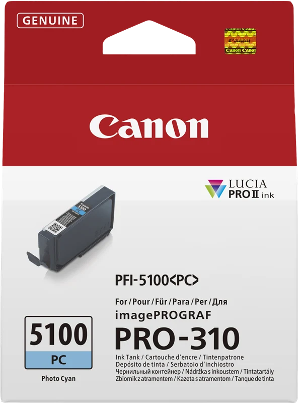 Canon PFI-5100pc Photo Cyan Druckerpatrone 6956C001