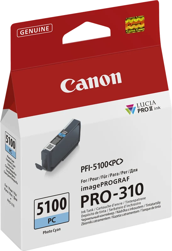 Canon PFI-5100pc Photo Cyan Druckerpatrone 6956C001