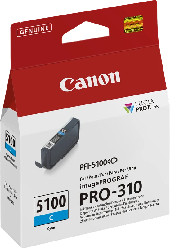 Canon PFI-5100c Cyan Druckerpatrone 6953C001